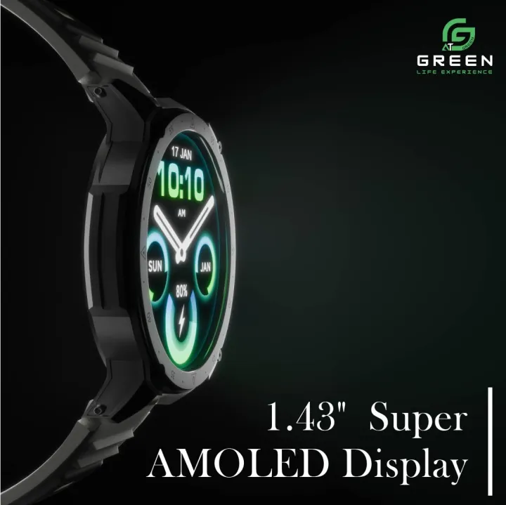Green%20Vortex%20Metallic%20Fitness%20Smartwatch%20%7C%201.43"%20Super%20AMOLED%20Display%20%7C%20Bluetooth%20Calling%20%7C%20IP67%20Water%20Resistance%20%7C%20123%20Sports%20Modes%20%7C%20%20Luxury%20Sporty%20Design%20%7C%20BLE3.0%20+%205.3%20BT%20Version%20%7C%20380Mah%20Battery%20%7C%20Low-Power%20Consumption%20Mode%7C%2030%20Days%20Stand%20By%20Back%20Up%20-%20Image%208
