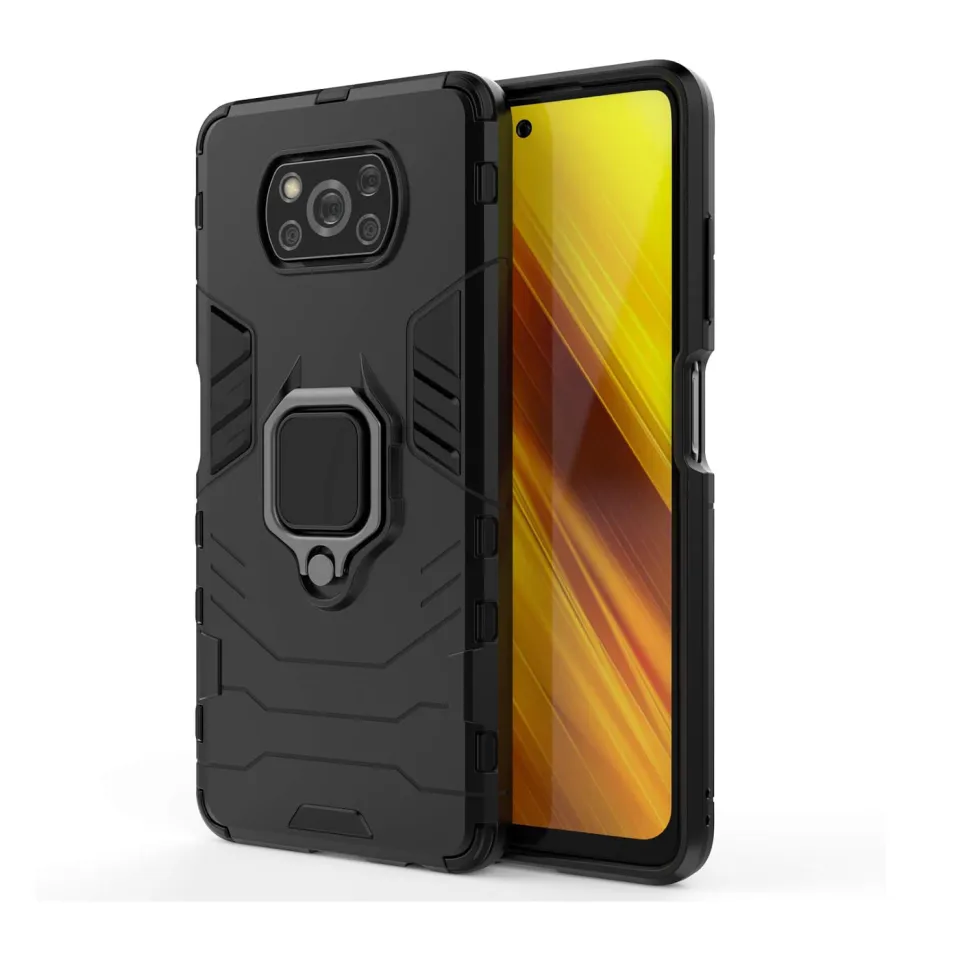 Schutzhülle Mit Drehbarem Ring Für Xiaomi Poco X3 – Stylisch & Praktisch