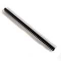 2.54mm 2×40 Double Row Right Angle Male Header Strip (Pack of 5). 