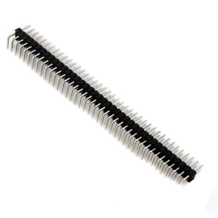 2.54mm%202%C3%9740%20Double%20Row%20Right%20Angle%20Male%20Header%20Strip%20(Pack%20of%205)%20-%20Image%202