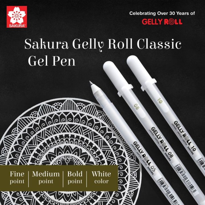 Sakura%20Gelly%20Roll%20White%20Pen-%20Pack%20Of%2012%20-%20Image%206
