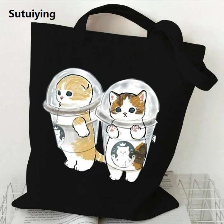 Sutuiying%20High%20Capacity%20Women%20Men%20Canvas%20Shoulder%20Bags%20Cute%20Cats%20Cartoon%20Anime%202025%20Tote%20Bag%20Teen%20Girls%20Beach%20Bag%20Funny%20Kitten%20Female%20Handbags%20-%20Image%205