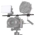 Dual Flash Bracket Holder for 1/4" Screw Tripod Light Stand For DSLR Camera. 