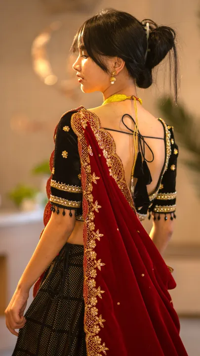 Magar%20Gurung%20Designer%20Hand%20Embroidered%20Traditional%20Lehenga%20Dress%20-%20Image%203