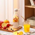 Travel Portable Fresh Juice Blender Bottle For Milkshake Whole Fruit Juicer And Blender-420Ml. 