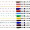 8/12/24Colors Multifunction Flower Outline Roller Curve Pen 3-in-1 Drawing Tools Markers Pen Graffiti Multi-Function Water-based Pen Students. 
