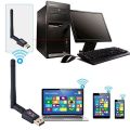 USB WiFi Adapter 1200Mbps USB 2.0 WiFi Dongle 802.11n Wireless Network Adapter High Gain Antenna For Desktop. 