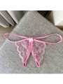 Free Size Combo Of 4 Pieces Tangas Low Rise Hipster Underwear Sexy Panties Stretch Thongs for Women (Korean Panty). 