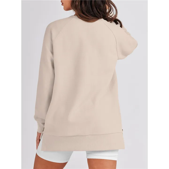 Women'S%20Oversized%20Sweatshirts%20Crewneck%20Long%20Sleeve%20Pullover%20Shirts%20Side%20Zipper%20Hoodies%202025%20Fall%20Clothes%20-%20Image%203