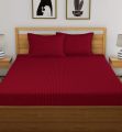 Queen Size Bedsheet With Two Pillow Covers (Colours Available). 