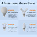 Portable Mini Smart Massage Gun: Professional-Level Relief with 4 Adjustable Heads for Neck, Back, Waist, and Foot Massage—Soreness and Fatigue. 