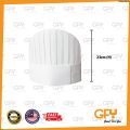Xuanlin[Ready Stock]Unisex Non Woven Paper Chef Hat For Cooking Cafe Restaurant Working CH006W Special 2025. 