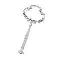 2 3 Tier Cake Plate Stand Heavy Metal Center Handle Fitting Hardware Rod Shape:Ornate Victoriana Color:Silver 2 Sets. 
