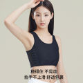 Summer corset chest super flat big chest show small side buckle plastic chest small vest shrink chest flat chest female student sports underwear women. 