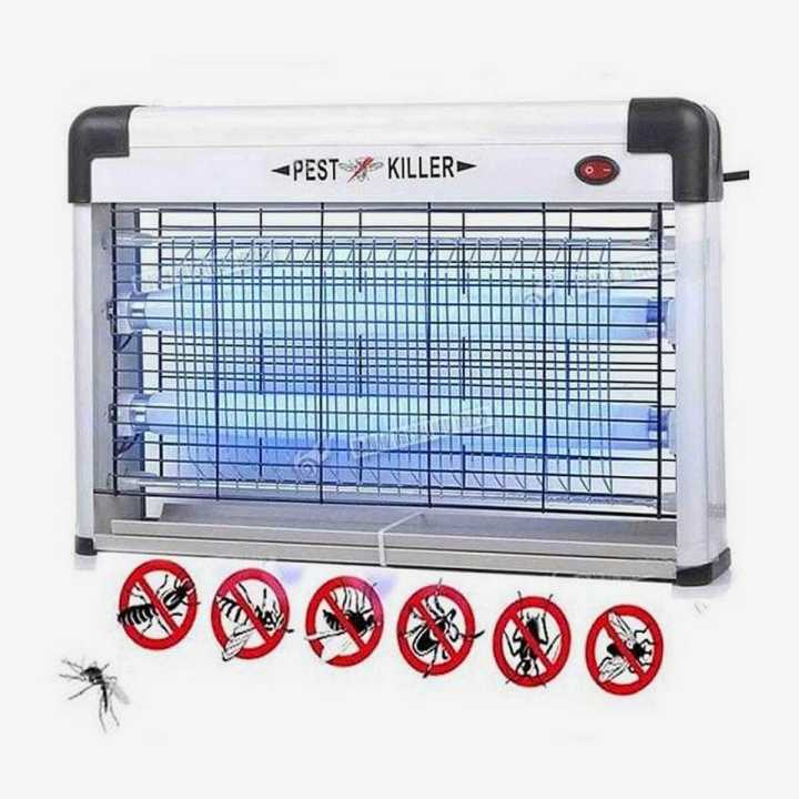 Indoor Electric Bug Zapper, Powerful Flying Insect Mosquito Killer, Blue Light Attract, Plug-in Pest Control Machine For Moth