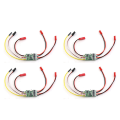OUMERY 4X Two-Way Bidirectional 5A ESC Brushed Speed Controller Dual Way ESC 2S-3S Lipo for RC Model Car Boat Tank Spare Parts. 