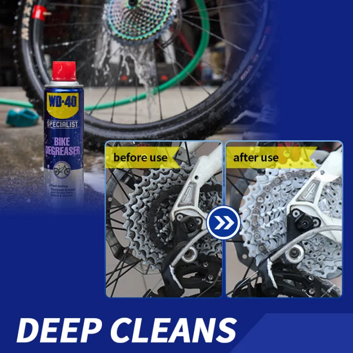 WD-40%20Specialist%C2%AE%20Bike%20Degreaser%20Spray%20%E2%80%93%20300ML%20WD40%20Fast-Acting%20Foaming%20Cleaner%20for%20Bicycle%20Chain,%20Drivetrain%20&%20Components%20Acid-Free,%20Safe%20on%20Finishes%20-%20Image%206