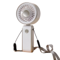 Compact Foldable Portable Electric Fan Quiet Operation 3 Speeds Neck Hanging Small Fan Low Noise Rechargeable Personal Cooling Fan Indoor Outdoor Use. 