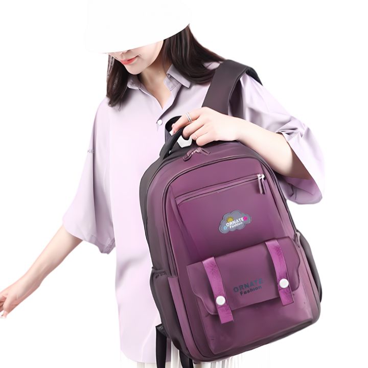 Bagzillas: Girls and Boys Multi Pockets Big Backpack Ultra Smooth Zips/Soft and LightWeight School Bags for Girls