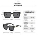 breol Homs de S Luxury Vintage High Quality Square Sunglasses Men's Luxury Brand Designer Men's Eyewear UV400 Gafa. 