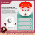 Deluxe Foot Spa Massager: Multifunctional Machine with Detox Heat, Vibration, and Pedicure Roller. 