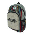 Hemp Buddha Eyes Printed Backpack. 