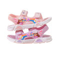 Summer Rainbow Children's cute slippers cute princess soft bottom children's shoes simple rainbow Velcro sandals. 