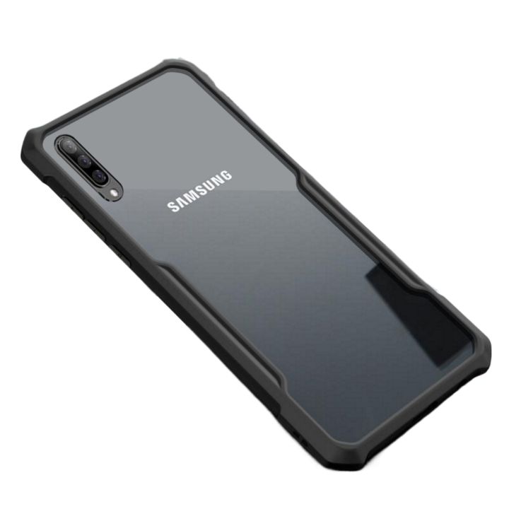 Phone Cover For Samsung Galaxy A70 / 70S Back  Clear Hybrid Shock Proof Armor Case