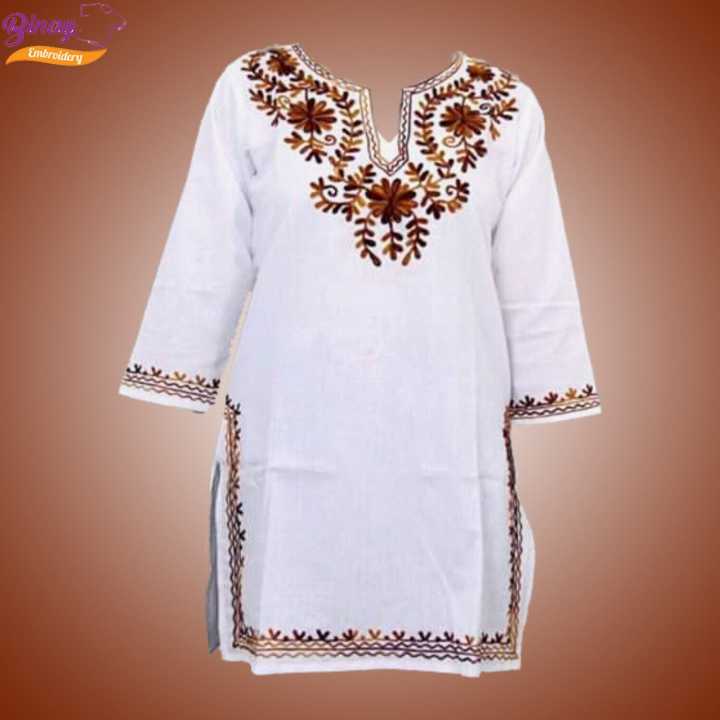 Binay Embroidery Kurtis Brown Embroidery For Women - Size Chart Available | Fashion | Kurta For Women | Women'S Wear