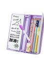 Multifunctional Bookshelf Pen/Pencil Box with Attached Whiteboard & Marker. 