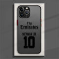Matte Phone Case for iPhone 15 11 14 Pro Max 13 12 MINI XR XS X 8 7 6 PLus Clear Cover Football Star Neymar. 