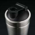 26 OZ Stainless Steel Shaker Bottle with Storage Compartment  Steel Protein Shaker  Compartment. 