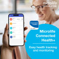 Microlife BP B4 BT Bluetooth® | Digital Blood Pressure Monitor for Home Use | Fully Automatic Upper Arm BP Machine | Large LCD Display | Memory for 2 Users | Comfortable Cuff (22–42 cm) | Battery Operated or Type-C Data Cable. 