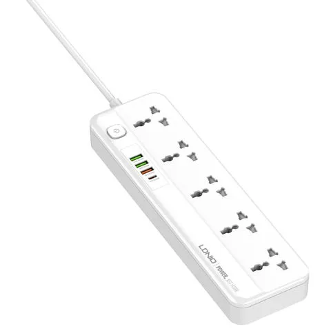 LDNIO%20SC5415%20Multi%20Function%20Power%20Strip%205%20Power%20Sockets%20Fast%20Charging%20PD+QC%203.0%20USB%20Port%202Meter%20Cord%20Power%20Extension%20Multi%20Plug%20Wire%20Code%20-%20Image%202
