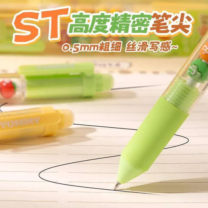 ChuanChuanLe%20Click%20Gel%20ST%20Exam%20Black%20Ink%20High%20Aesthetic%20Ins%20Style%20Signature%20Pen%20Cute%20Quick-Drying%20Erasable%20-%20Image%204