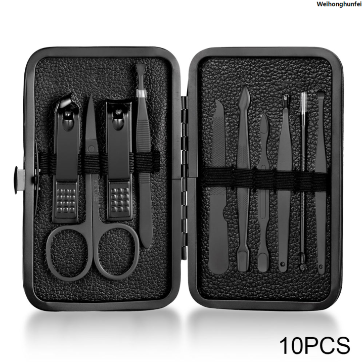 WeihonghunfeiSales%20promotion%20%E3%80%90New%20arrival%E3%80%917/10/16/18%20pcs%20Manicure%20Cutters%20Nail%20Clipper%20Set%20Household%20Stainless%20Steel%20Ear%20Spoon%20Nail%20Clippers%20Pedicure%20Nail%20Scissors%20Tool%20-%20Image%202