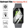 New Soft Hydrogel Film For Samsung Galaxy Fit 3 Anti-scratch Smartwatch Screen Protector for Galaxy Fit3 Protective Film Not Glass. 