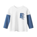 Kid Boy Letter Print Long Sleeve Tshirt. 