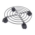 FORIDE 4X Metal Plant Flower Pot Stand Trolley on Wheels Indoor Outdoor Home Garden Tools. 