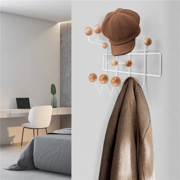 Iron%20Coat%20Rack%20with%20Solid%20Wood%20Ball%20Wall%20Hook%20-%20Image%204