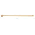JAERBEE Natural Color Natural Bamboo Single Pointed Afghan Tunisian Crochet Hooks Needles 25.5Cm-25Cm Long,1 Set(12 Pcs/Set). 