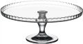 Pasabahce Patisserie Footed Service Glass Plate Cake Stand Server (32 cm, Upward Facing). 