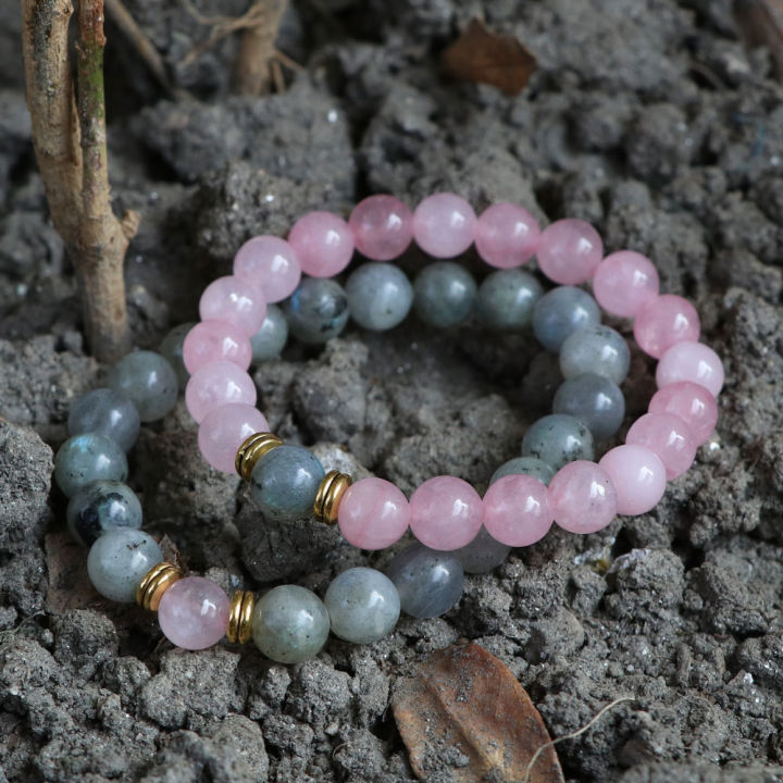 Real%20Rose%20Quartz%20&%20Labradorite%20Stone%20Couple%20Bracelet%20-%20Image%202