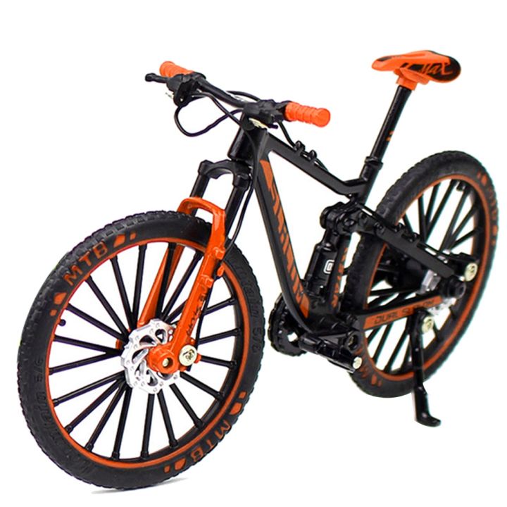 Mini 1:10 Alloy Bicycle Model Diecast Metal Finger Mountain Bike