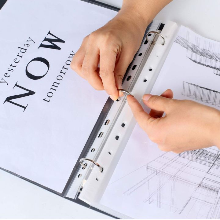 Sheet%20Protectors%2011%20Hole%20Loose%20Leaf%20A4%20size%20100%20Sheets%20Pack%20-%20Image%206