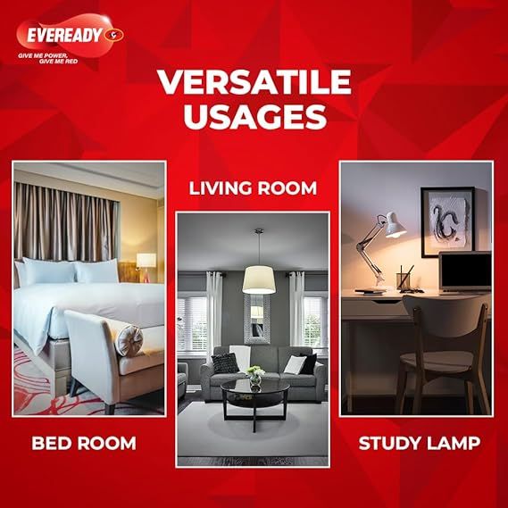 Eveready%2018W%20LED%20Bulb%20%7C%201800%20Lumen%20%7C%204KV%20Surge%20Protection%20%7C%20Long%20Life%20&%20Low%20Maintenance%20%7C%20BIS%20Certified%20%7C%201%20Year%20Warranty%20%7C%20100%20Lumens%20Per%20Watt%20%7C%20Cool%20Day%20Light%20(6500K)%20%7C%20B22%20%7C%20Pack%20of%206%20-%20Image%203