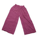Dark Pink Colour Plain Plazo Pants For Women. 