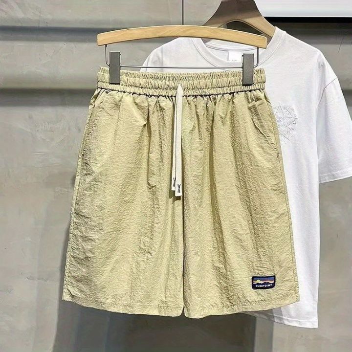 Hiking%20pants,%20American%20vintage%20over%20the%20knee%20sports%20shorts,%20men's%20and%20women's%20summer%20small,%20many%20pamine%20couples,%20wide-leg%20slacks%20-%20Image%203