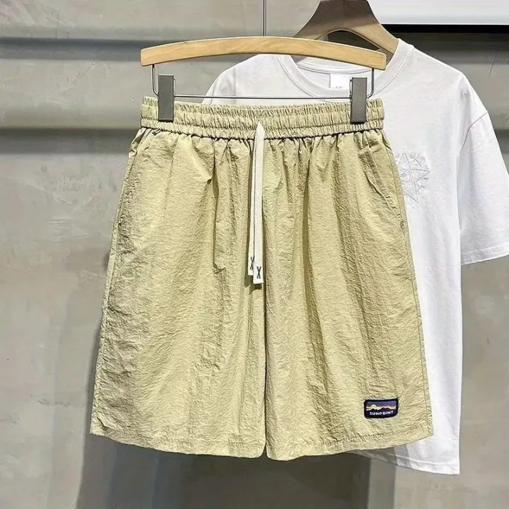 Hiking%20pants,%20American%20vintage%20over%20the%20knee%20sports%20shorts,%20men's%20and%20women's%20summer%20small,%20many%20pamine%20couples,%20wide-leg%20slacks%20-%20Image%203