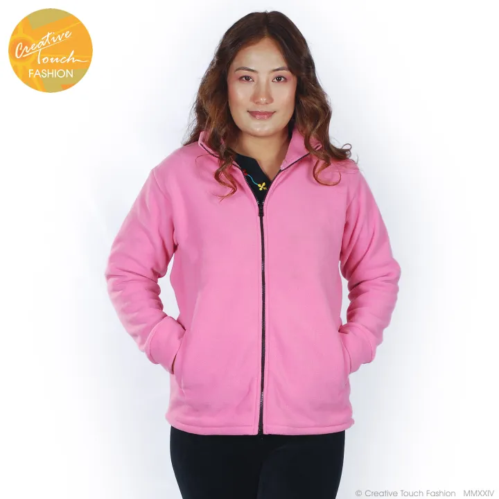 Creative%20Touch%20Fashion%20Polar%20Fleece%20Jacket%20in%20Blush%20Pink%20for%20Women%20MJK1076%20-%20Image%207